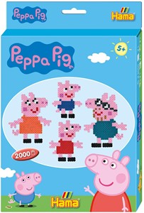 Afbeelding van het spelletje Hama - Peppa Pig Strijkkralen (2000 stuks)