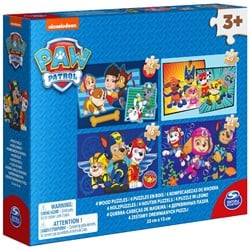 Paw Patrol 4 in 1 Puzzel
