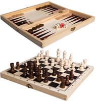 Clown 3-In-1 Spellendoos Hout-2