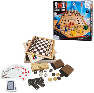 Clown 9 In 1 Spellendoos Hout