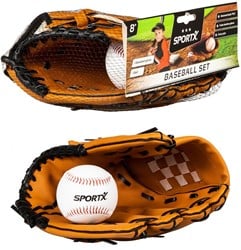 SportX - Honkbal handschoen + bal