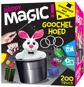 Afbeelding van het spelletje Happy Magic 200 Trucs - Hoed Black Version