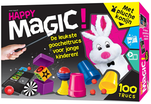 Afbeelding van het spelletje Happy Magic 100 Trucs - My First Magic Set Black Version