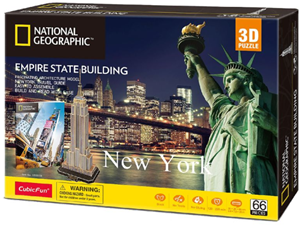 Afbeelding van het spelletje 3D Puzzel - The Empire State Building (66 stuks)