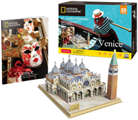 3D Puzzel - St. Marco Venetie (107 stukjes)-3