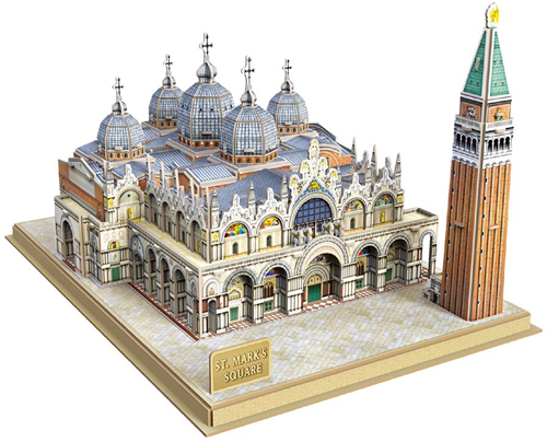 3D Puzzel - St. Marco Venetie (107 stukjes)-2