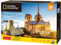3D Puzzel - Notre Dame De Paris (128 stukjes)