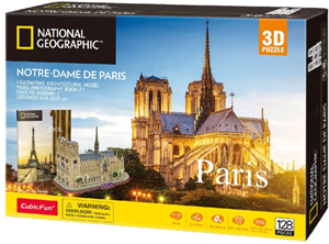 Thumbnail van een extra afbeelding van het spel 3D Puzzel - Notre-Dame de Paris (128 stukjes)