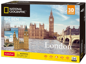 Afbeelding van het spelletje 3D Puzzel - Big Ben (94 stukjes)