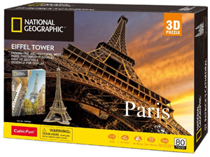 Afbeelding van het spelletje 3D Puzzel - Eiffel Tower (80 stukjes)