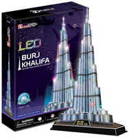 3D Puzzel - Burj Khalifa LED (136 stukjes)-3