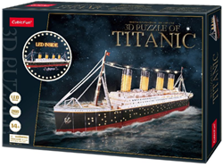 3D Puzzel - Titanic LED (266 stukjes)
