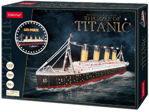 Afbeelding van het spelletje 3D Puzzel - Titanic LED (266 stukjes)