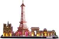 3D Puzzel - Paris LED (115 stukjes)-2