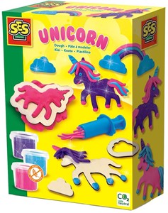 SES Unicorns Klei Neon Glitter