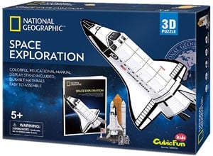 CubicFun 3D Puzzel - National Geographic Space Exploration (65 stukjes)