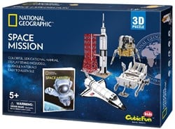 3D Puzzel - National Geographic Space Mission (80 stukjes)
