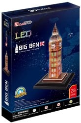 3D Puzzel - Puzzel Big Ben LED (28 stukjes)
