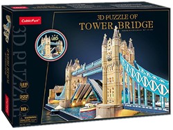 3D Puzzel - Tower Bridge LED (222 stukjes)