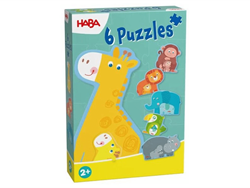 Dierlijke Familie Puzzel (2 stukjes)
