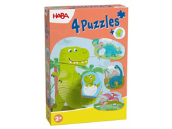 Dino's Puzzel (3 en 4 stukjes)