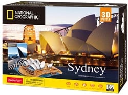 National Geographic - Opera House 3D Puzzel (doos beschadigd)