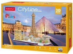 City Line - Parijs 3D Puzzel