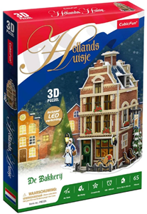 CubicFun Cubic Fun - Hollandse Bakkerij 3D LED Puzzel (65 stukjes)