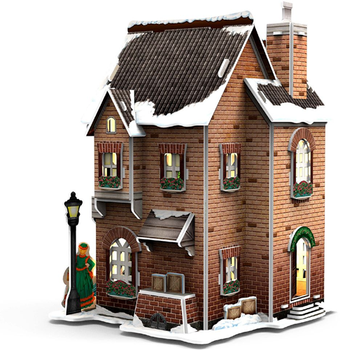 3D Puzzel - Hollandse Klompenmakerij LED (53 stukjes)-2