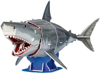 3D Puzzel - National Geographic Witte Haai (72 stukjes) (doos beschadigd)-2