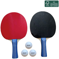 SportX - Tafeltennisset met 3 Tafeltennisballen (4 ster)-2