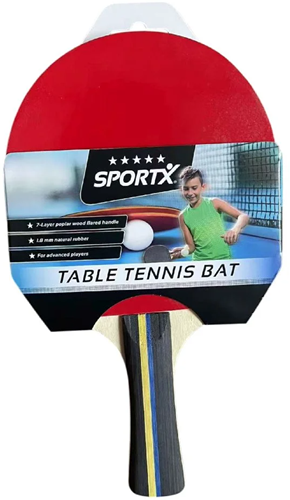 SportX - Tafeltennisbat (5 ster)