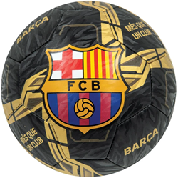 Voetbal - FC Barcelona Bal Lightning Black/Gold (Maat 5)
