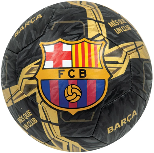 Voetbal - FC Barcelona Bal Lightning Black/Gold (Maat 5)
