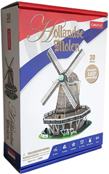 3D Puzzel - Molen LED (65 stukjes)
