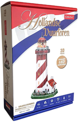 3D Puzzel - Vuurtoren LED (51 stukjes)