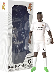 Afbeelding van het spelletje Eduardo Camavinga Real Madrid – Actiefiguur Voetballer (20 cm)