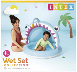 Intex - Babybad Zeeduivel met Zonnekap (102 x 127 x 86cm)