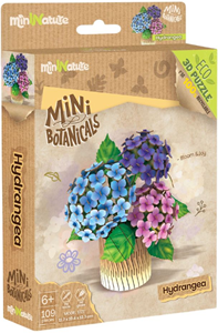 CubicFun Hydrangea 3D Puzzel Kamerplant (109 stukjes)