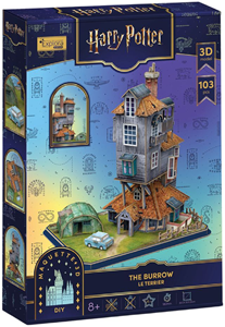 CubicFun Harry Potter The Burrow 3D Puzzel (103 stukjes)