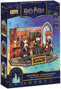 CubicFun Harry Potter Gryffindor Kamer 3D Puzzel (113 stukjes)