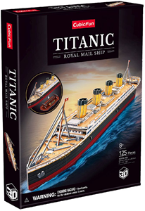 CubicFun Titanic 3D Puzzel (125 stukjes)