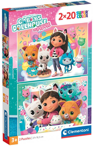 Clementoni Gabby's Dollhouse Puzzel (2x20 stukjes)