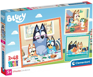 Clementoni Bluey Puzzel (3x 48 stuks)