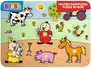 Studio 100 Bumba Houten Boerderij Puzzel (7 stukjes)