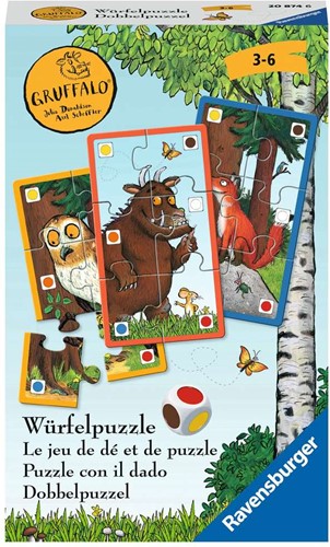 Gruffalo Dobbelpuzzel - Pocketspel
