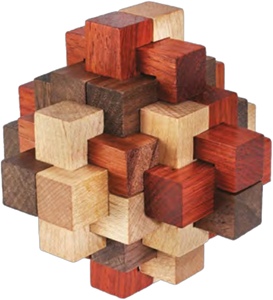 Eureka 3D VIP - Woodchuck Houten Puzzel (level 2)