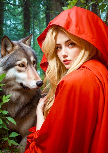 Red Riding Hood Puzzel (1000 stukjes)-2