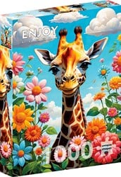 Cute Giraffe Puzzel (1000 stukjes)
