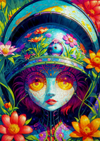 Floral Warrior Puzzel (1000 stukjes)-2